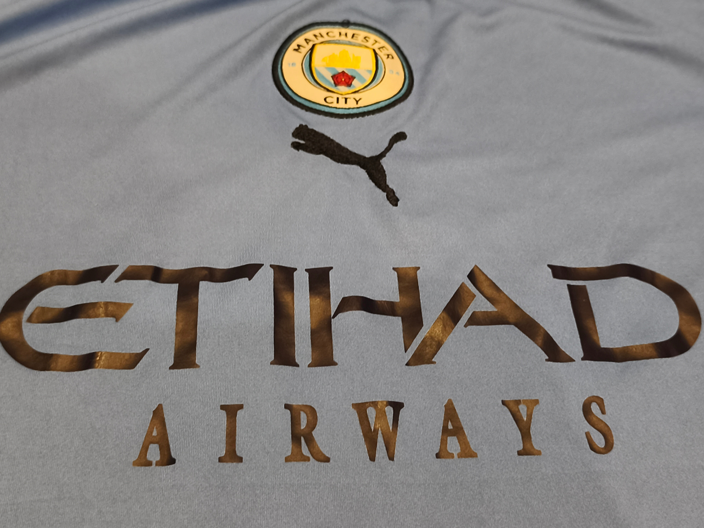 Manchester City 2022/23 #9 Haaland Jersey - Sky Blue (Size M)