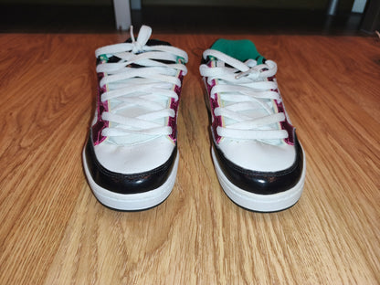 Vintage Etnies Sheckler Pro Model Skate Shoes – White/Pink/Black – US Girls 6 / EUR 38.5