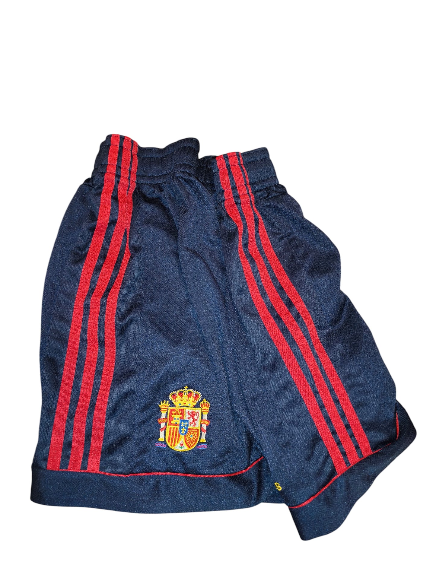 Vintage Adidas Spain Football Shorts Men Navy Blue Made in Portugal S/M