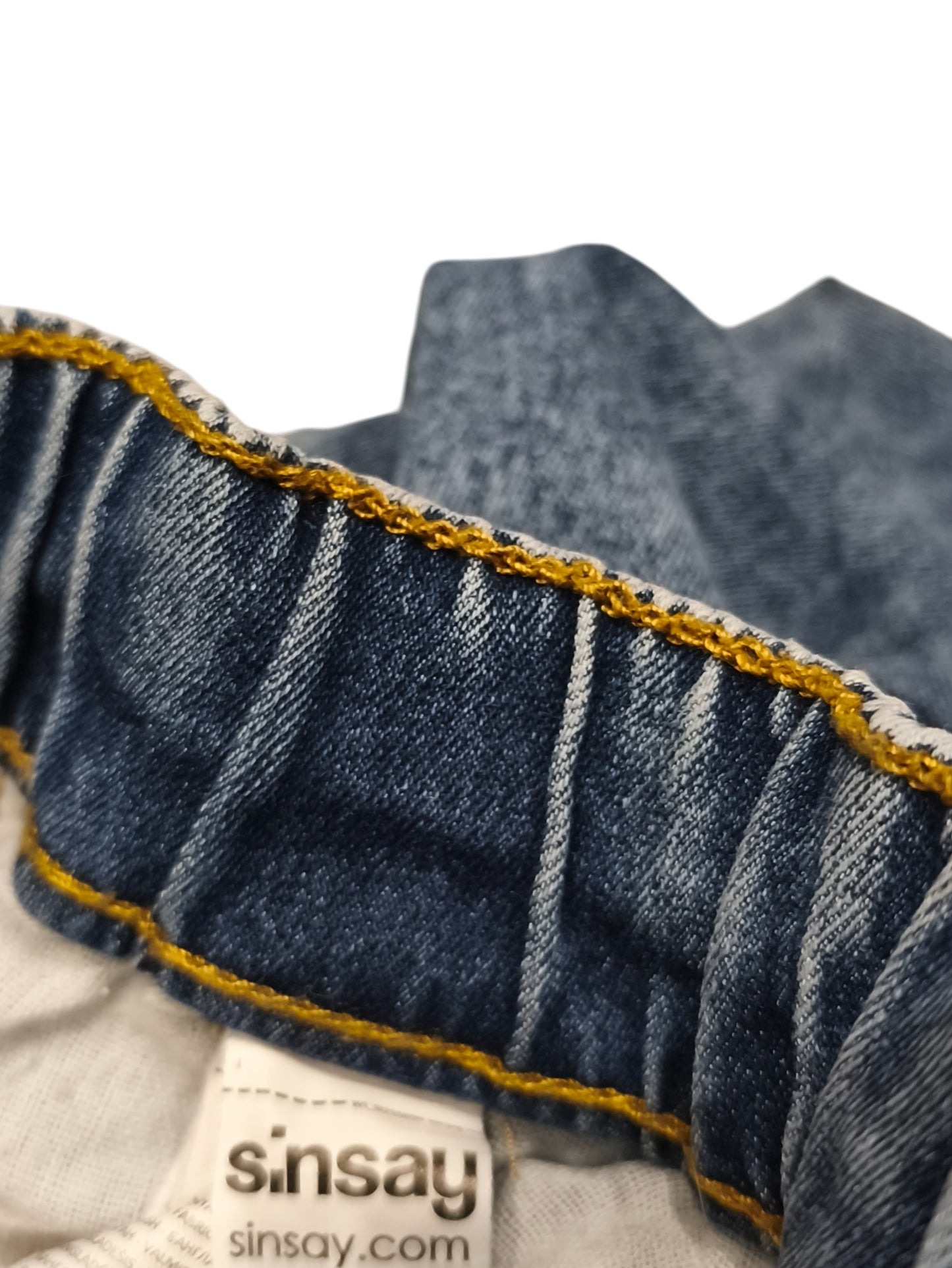 Sinsay Boys Girls Acid Wash Denim Joggers Jeans Elastic Waist Size 146 cm 10-12