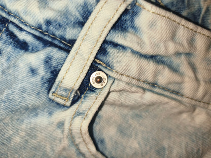 Gap Acid Wash Boyfriend Jeans Distressed Style Denim Size 27