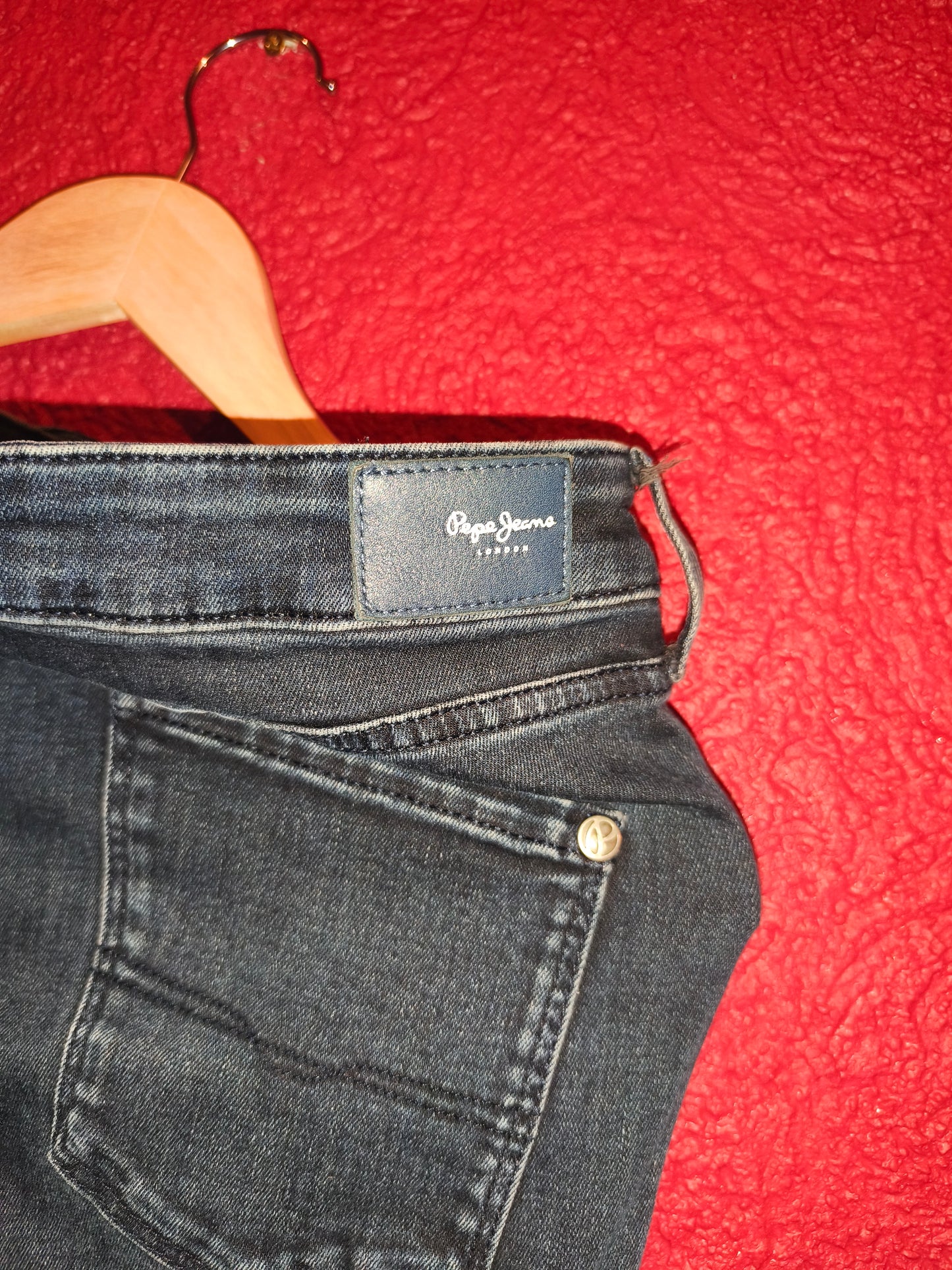 Pepe Jeans London Women's Dark Wash Stretch Skinny Jeans – W38 (~29-30" Waist / L32)