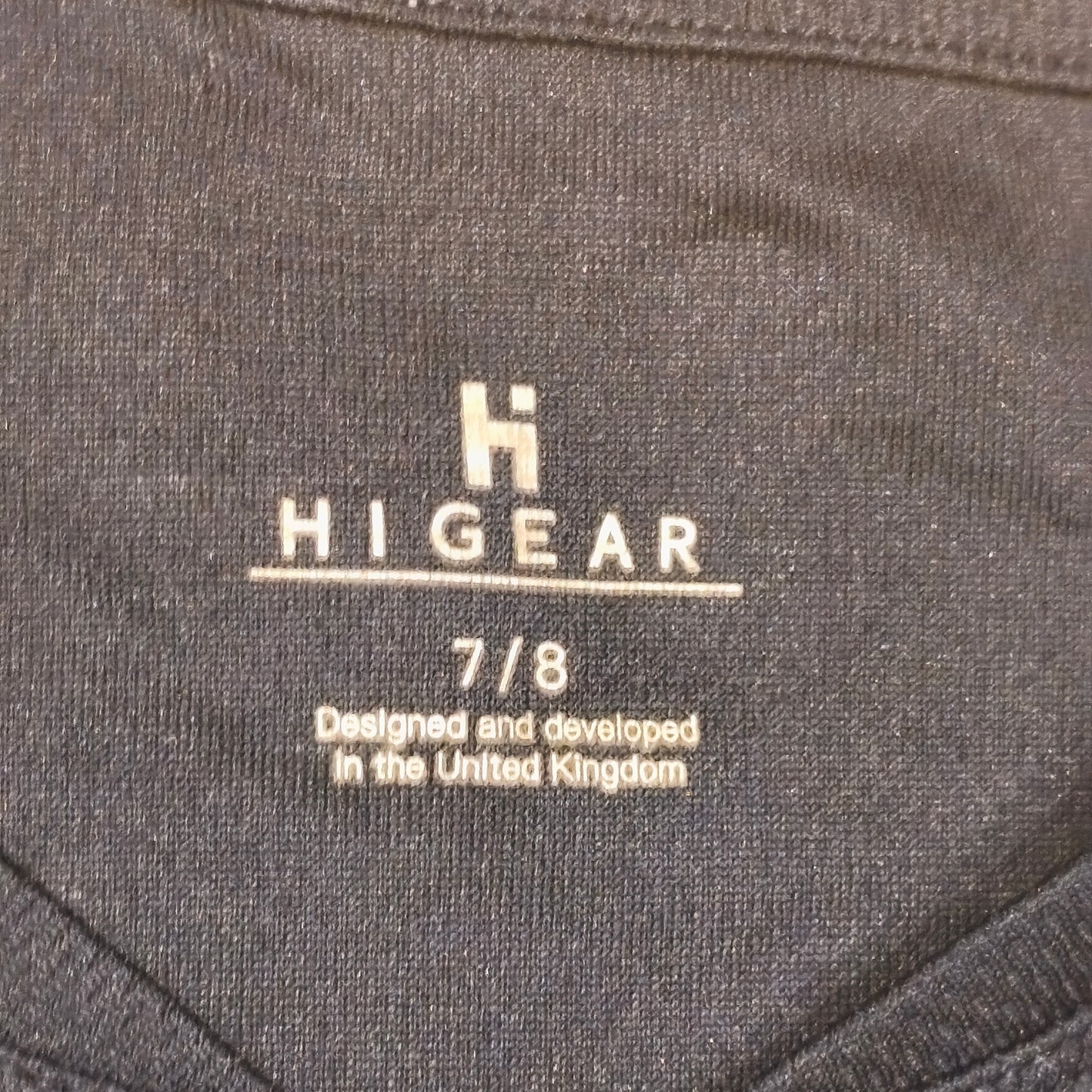 Hi Gear Kids Navy Blue Short Sleeve T-Shirt Size 7/8 Years Sports Active Top
