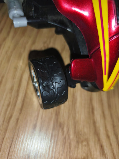 Vintage The Black Series "Street Savage" RC Stunt Car (Red/Yellow) – 49 MHz, Untested / Replacement Car Only