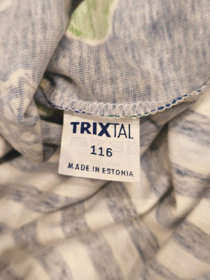 Trix & Trax Vintage Estonian Kids Nautical Dress - Blue & Striped (Size 116 / 5-6 Yrs) - NWT