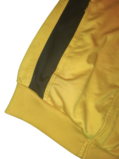 Vintage 2002 Adidas Åsbro GoIF Golf Magic Track Jacket Yellow Black Men's Size M