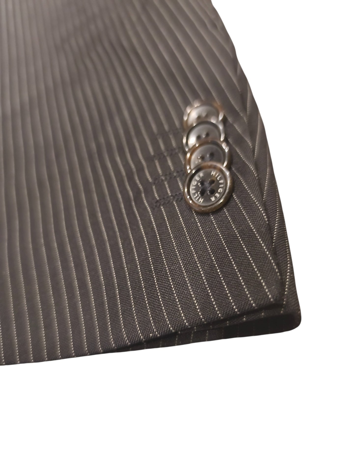 Tommy Hilfiger Tailored Men's Navy Pinstripe Suit Jacket - Size 40R