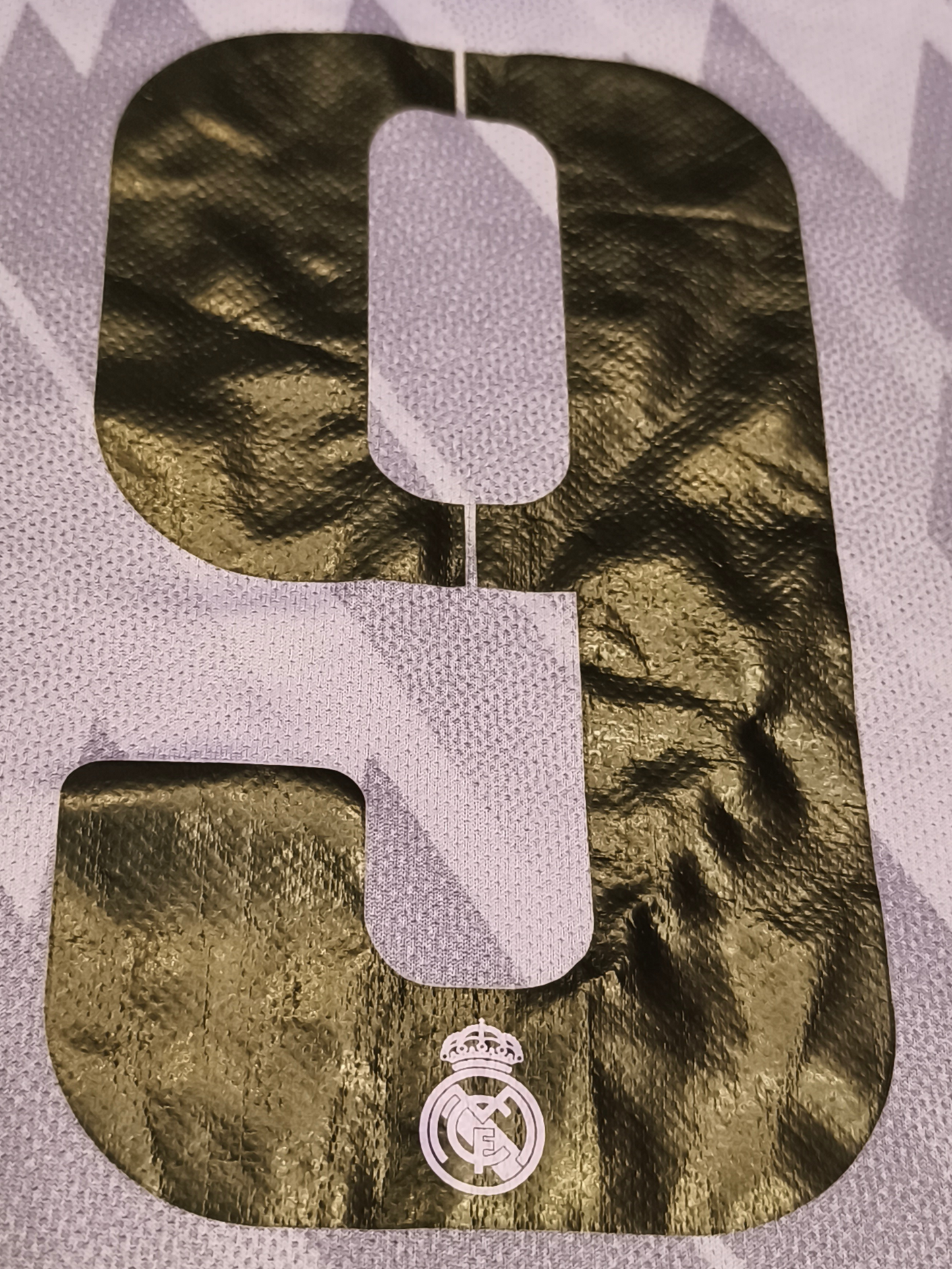Real Madrid 2022-23 Away Jersey Benzema #9 Purple - Size Medium - adidas