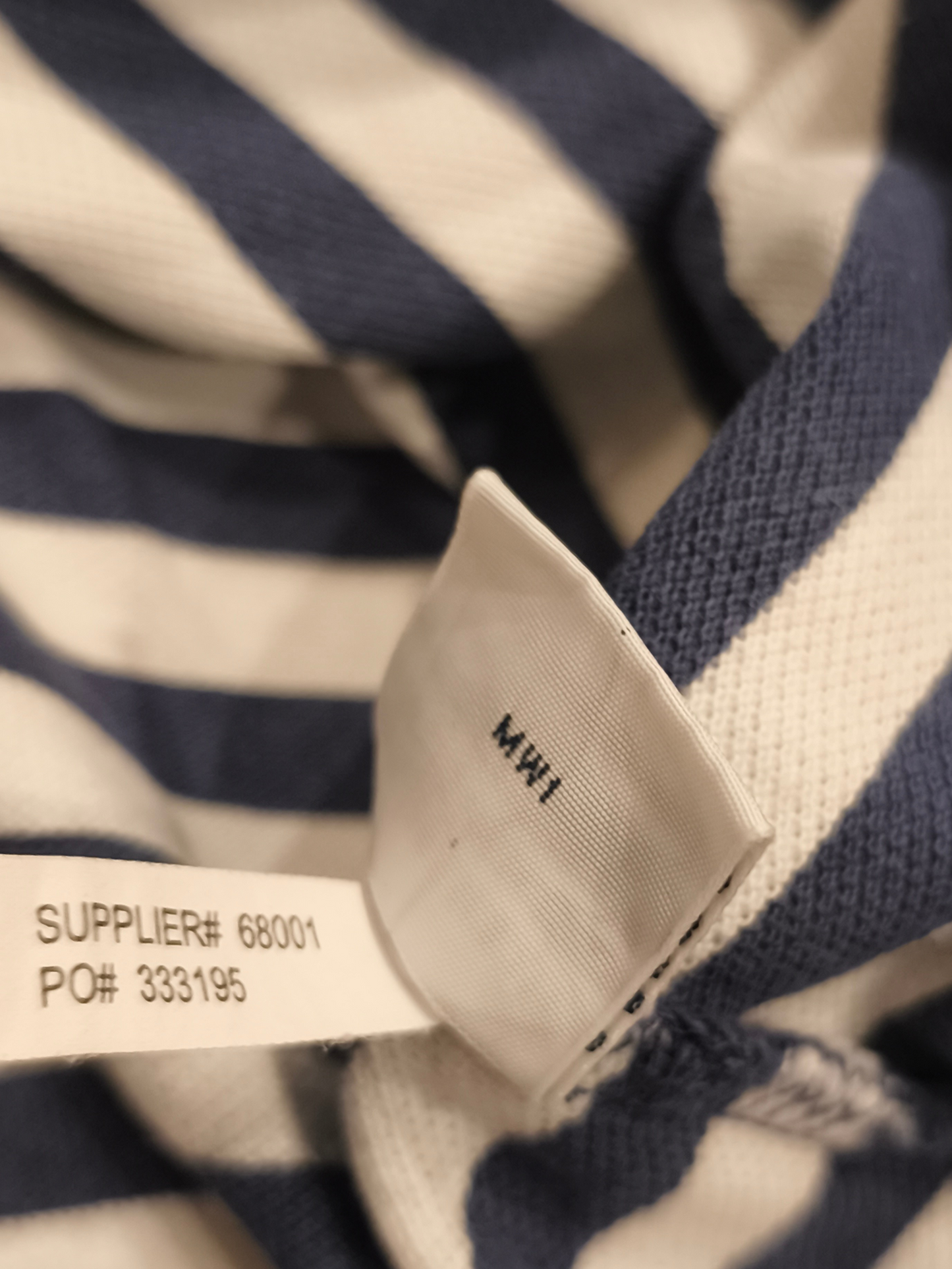 Polo Ralph Lauren Striped Polo Shirt Mens Medium Blue Beige M Classic Fit