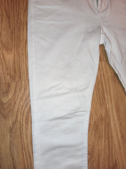 Dorothy Perkins Women’s White Slim-Fit Denim Jeans – Size 38 (EU/10 UK)