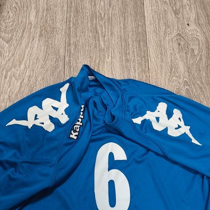 Kappa Blues Volley Volleyball Jersey Shirt #6 Blue Mens Size Medium 2012