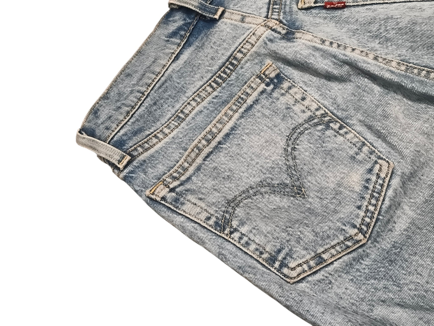 Levi's Premium 501 Crop 25x30 Light Distressed