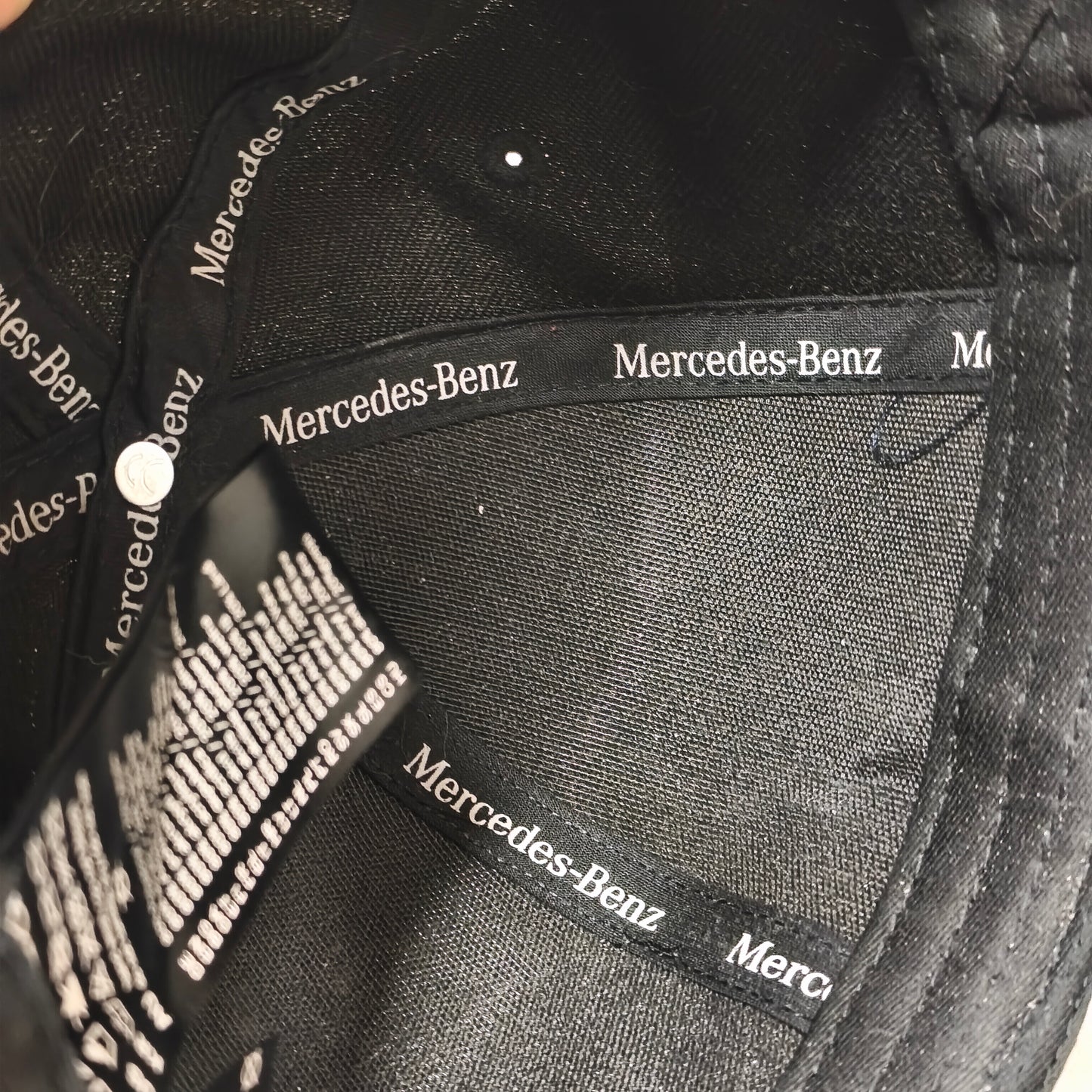 Mercedes-Benz Flat Brim Snapback Baseball Cap Hat Black Embroidered Ammattilainen