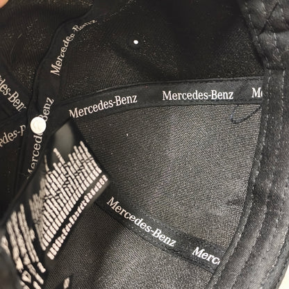 Mercedes-Benz Flat Brim Snapback Baseball Cap Hat Black Embroidered Ammattilainen