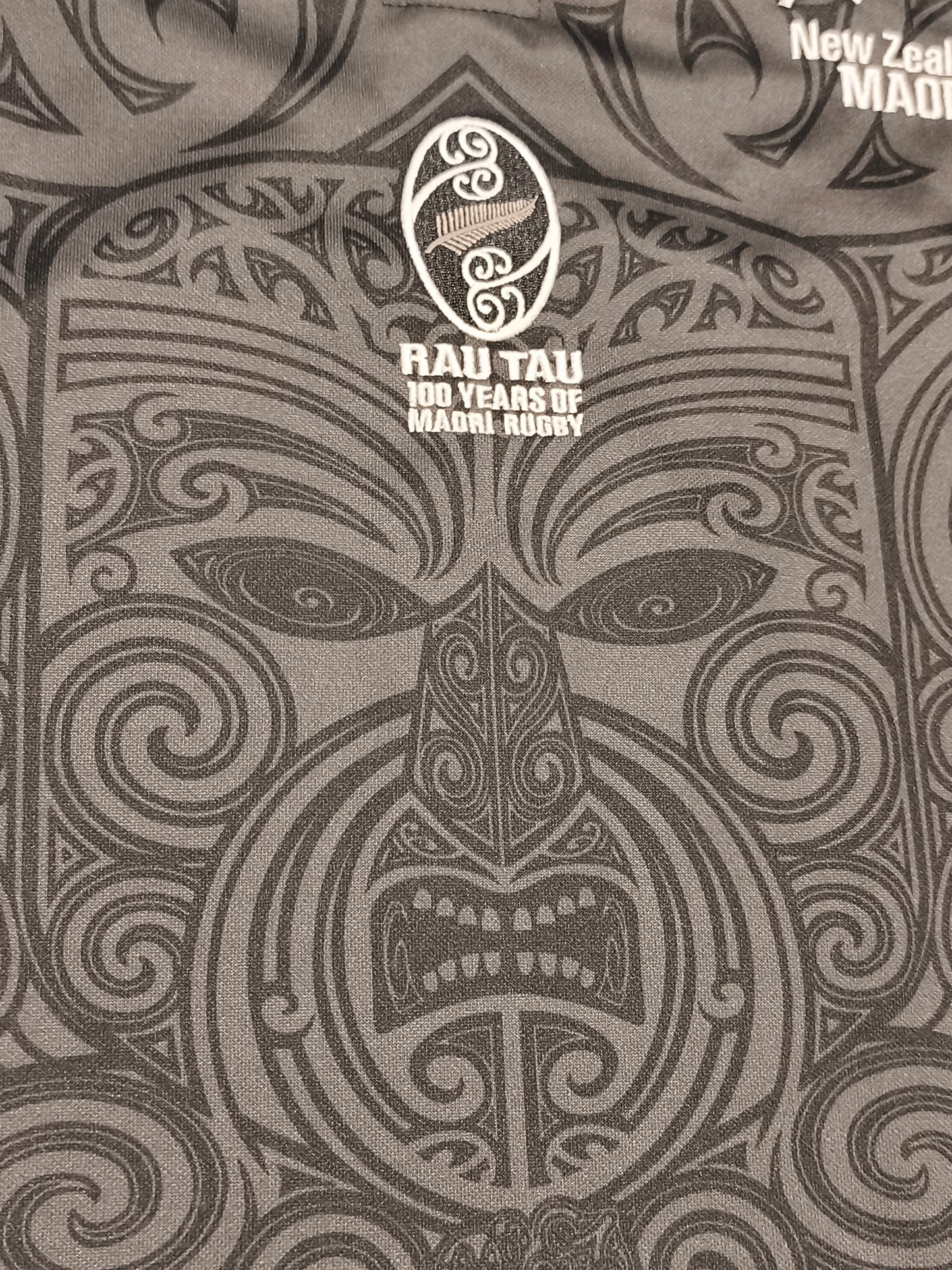 Adidas New Zealand Māori All Blacks "Rau Tau" 100 Years Rugby Jersey