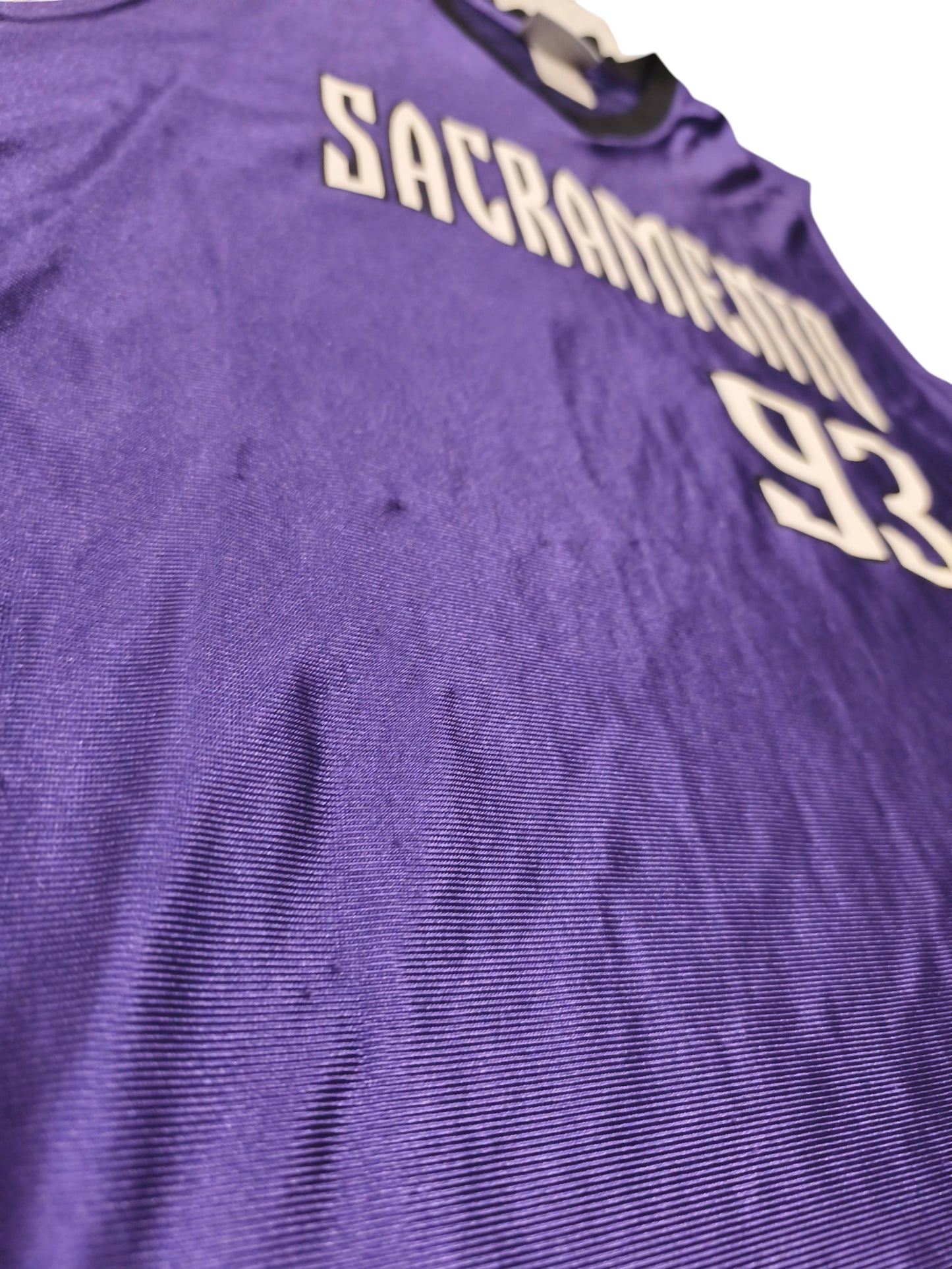 Vintage Ron Artest Sacramento Kings Jersey #93 Purple NBA Men's Size Large L