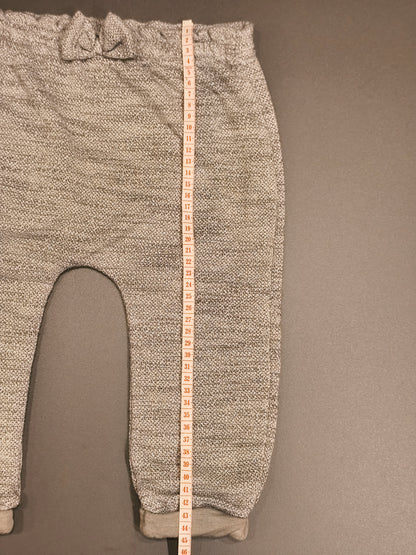 F&F Baby Glitter Knit Leggings / Trousers with Bow Detail | 18–24M