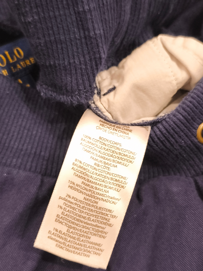 Polo Ralph Lauren Girls Navy Blue Cotton Knit Skort Size 14 Drawstring Waist