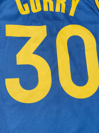Nike Golden State Warriors Stephen Curry #30 Jersey Blue Size M Jordan Dri-Fit
