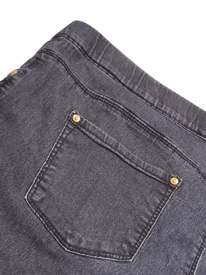 Denim Co. Women’s Dark Wash Pull-On Jeggings Skinny Jeans - Size UK 18 / US 14