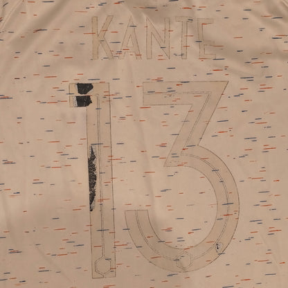 Nike France 2018 Away Jersey Kante #13 Soccer Shirt White 2 Star FFF