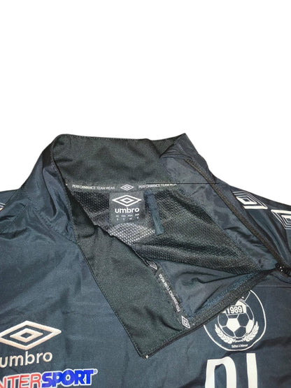 Umbro Leknes FK Training Drill Top Jacket Men's Small S Black Football Shirt LFK