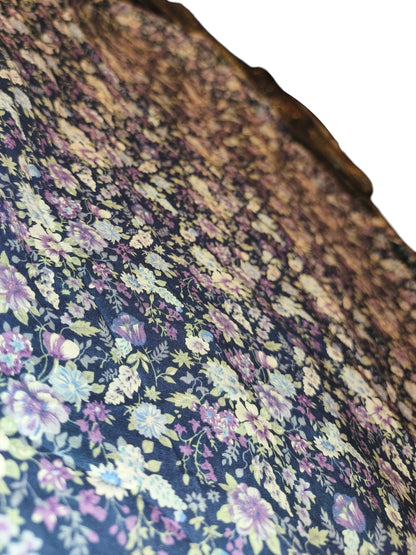 S.C.W. Made For You Men's Floral Shirt Size L Long Sleeve Cotton Blend