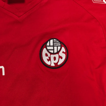 Umbro EPS Espoo Football Shirt Soccer Jersey Red Long Sleeve Size XS #6