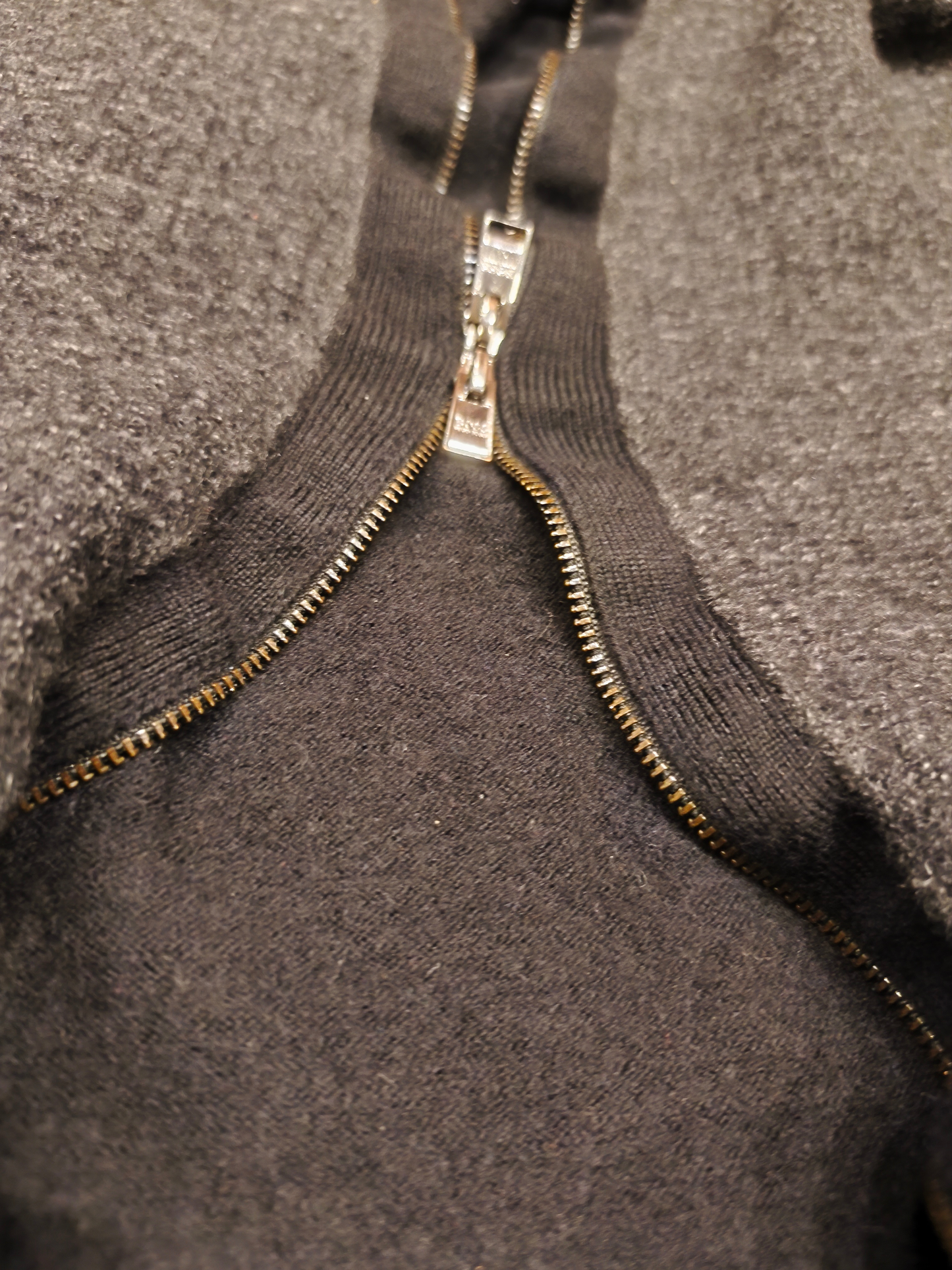BOSS Hugo Boss Men's Elfonte Full-Zip Virgin Wool Sweater Jacket Black L