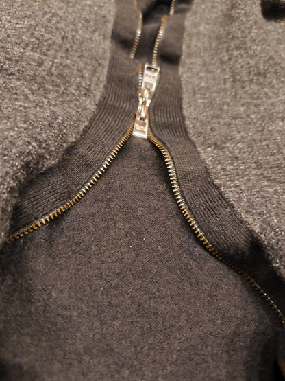 BOSS Hugo Boss Men's Elfonte Full-Zip Virgin Wool Sweater Jacket Black L