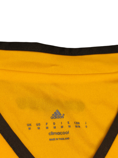 Adidas Uganda National Team Football Shirt Jersey Yellow Climacool Mens Size M