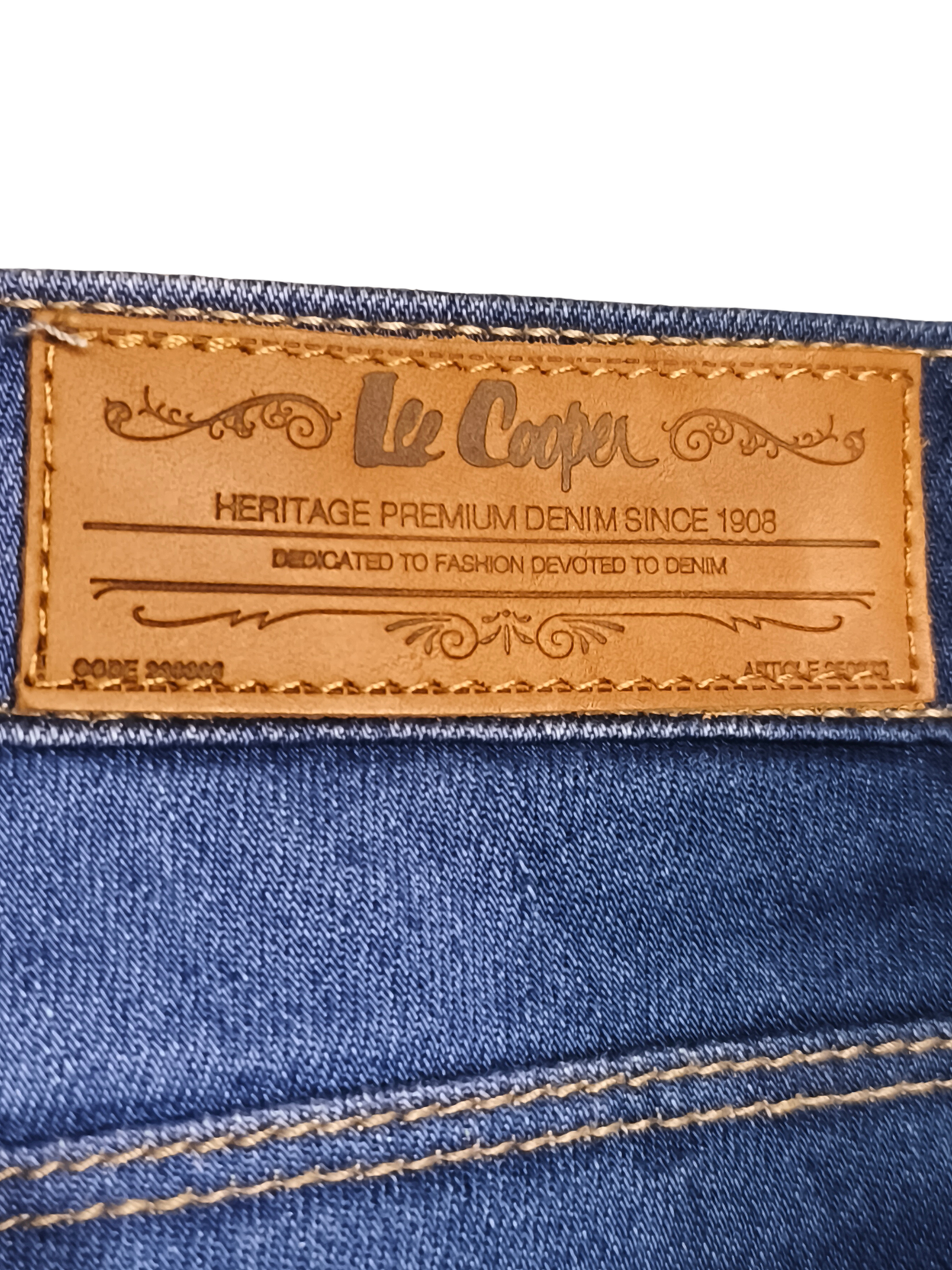 Lee Cooper Reilly Skinny Leg Jeans Womens Size 26 Blue Denim Ankle Zip Mid Rise