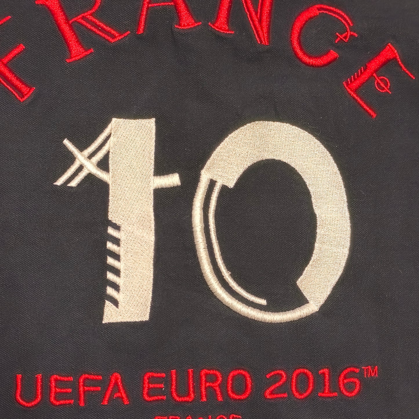 UEFA EURO 2016 France Official Mens XL Polo Shirt Navy Blue Soccer Football #10
