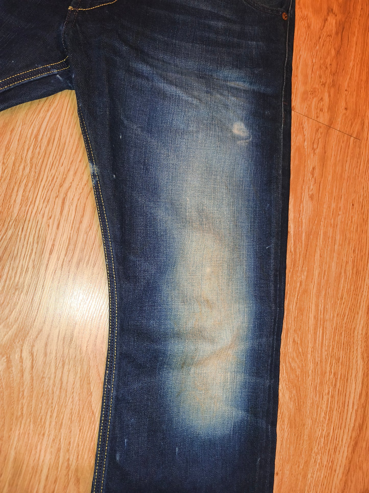 Vintage Diesel Krooley 1994 Men's Jeans W31 L32 Regular Slim Carrot Blue Denim