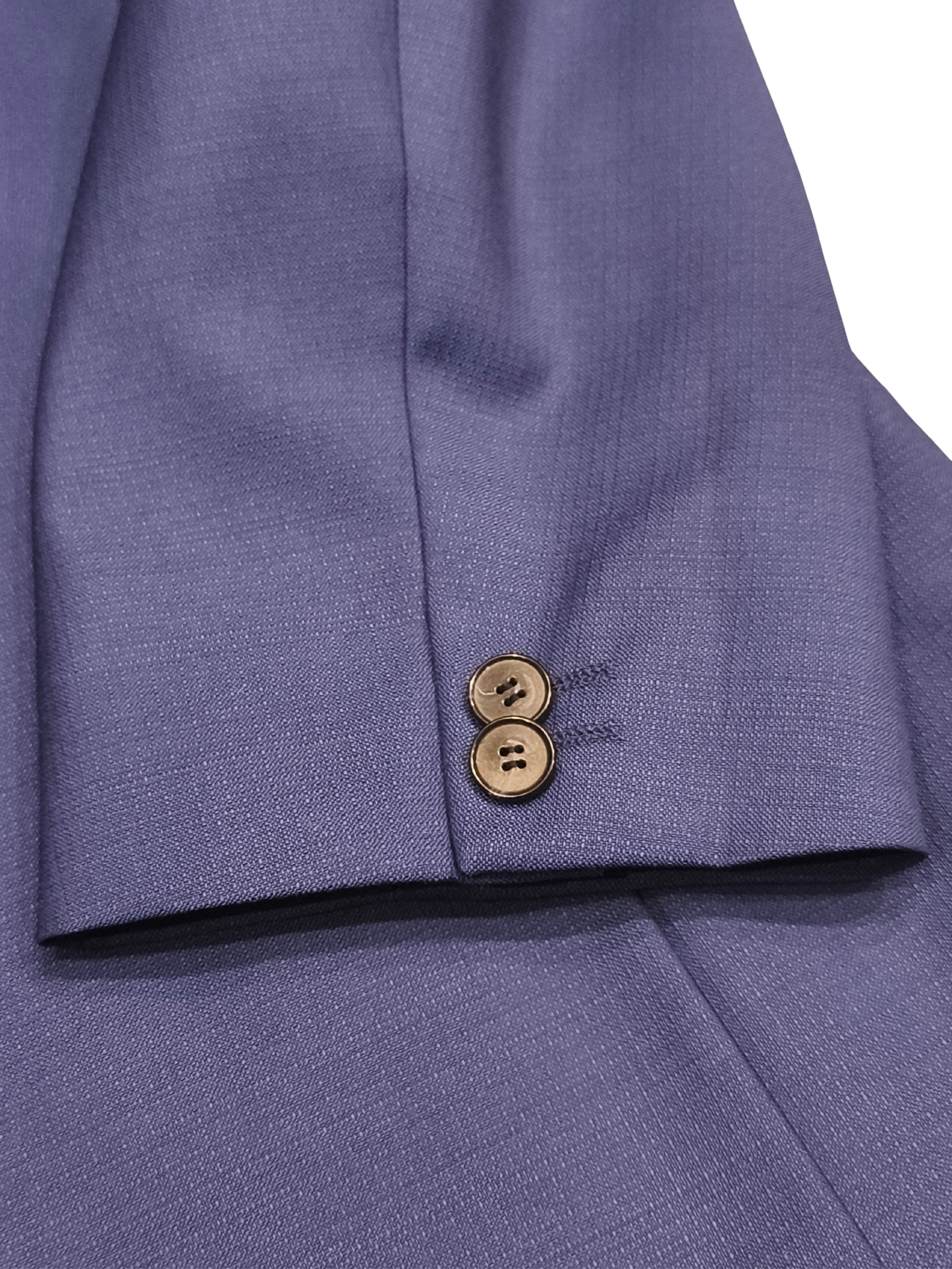 HUGO Hugo Boss Men's Blue 2-Button Wool Blazer Jacket Size 44R / IT 54