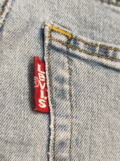 Levi’s 512 Lo-Ball Slim Taper Jeans Men’s 29 Light Wash Denim Stacked/Cropped