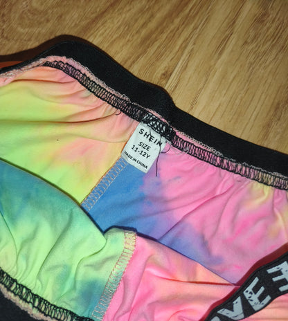 HEIN Girls’ Tie-Dye Two-Piece Set – Crop Top & Shorts, Size 11-12Y
