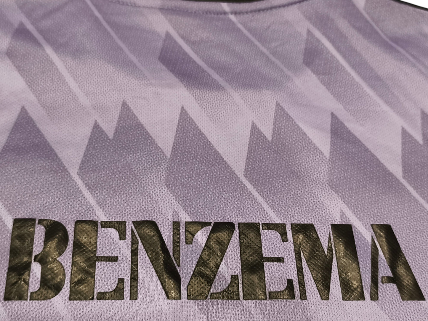 Real Madrid 2022-23 Away Jersey Benzema #9 Purple - Size Medium - adidas