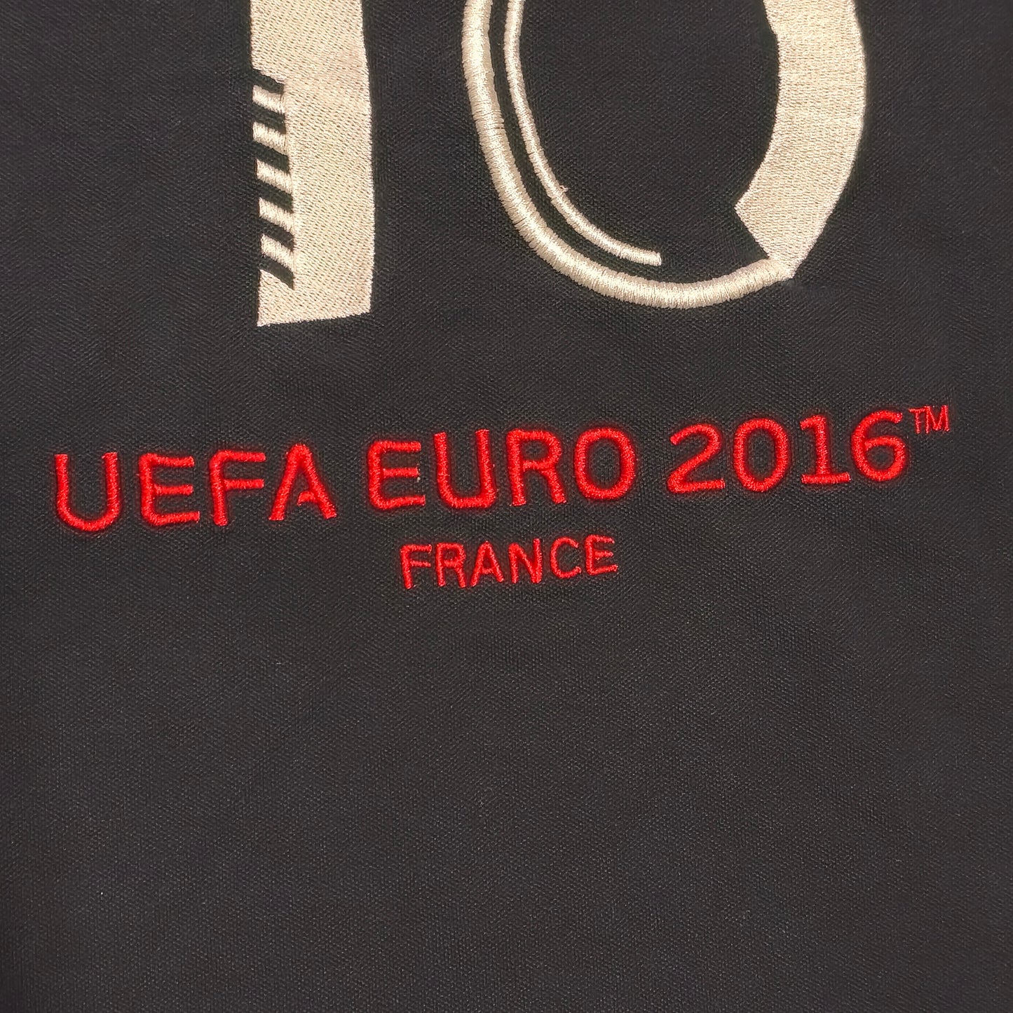UEFA EURO 2016 France Official Mens XL Polo Shirt Navy Blue Soccer Football #10