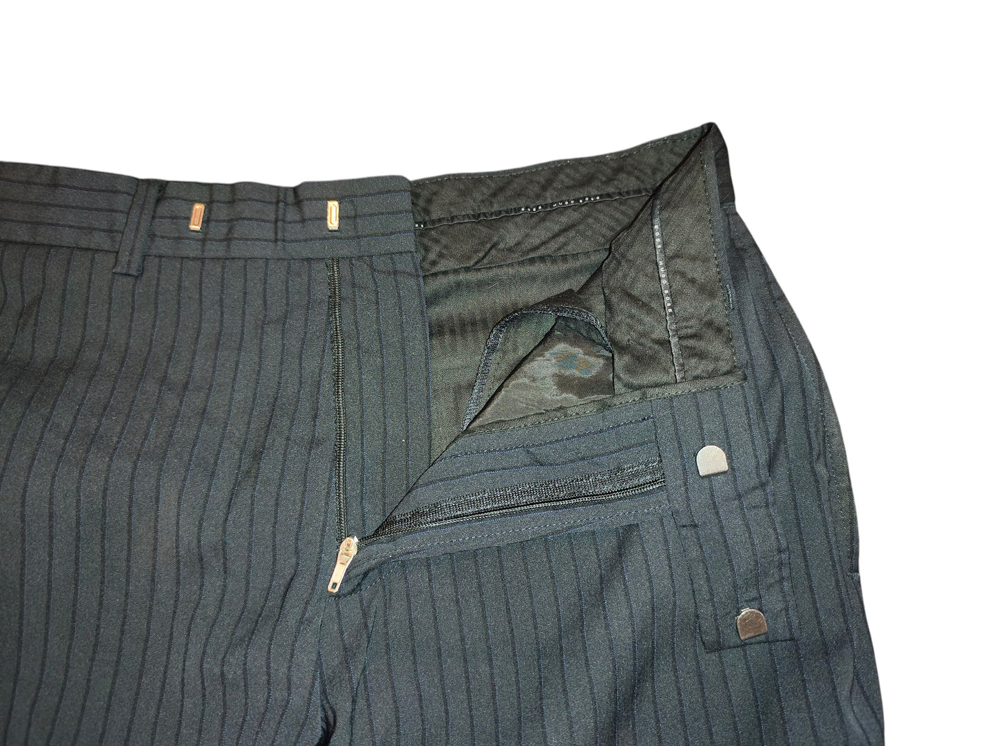 HUGO BOSS Coppola Movie Wool Blend Pinstripe Trousers Dress Pants Mens EU 46