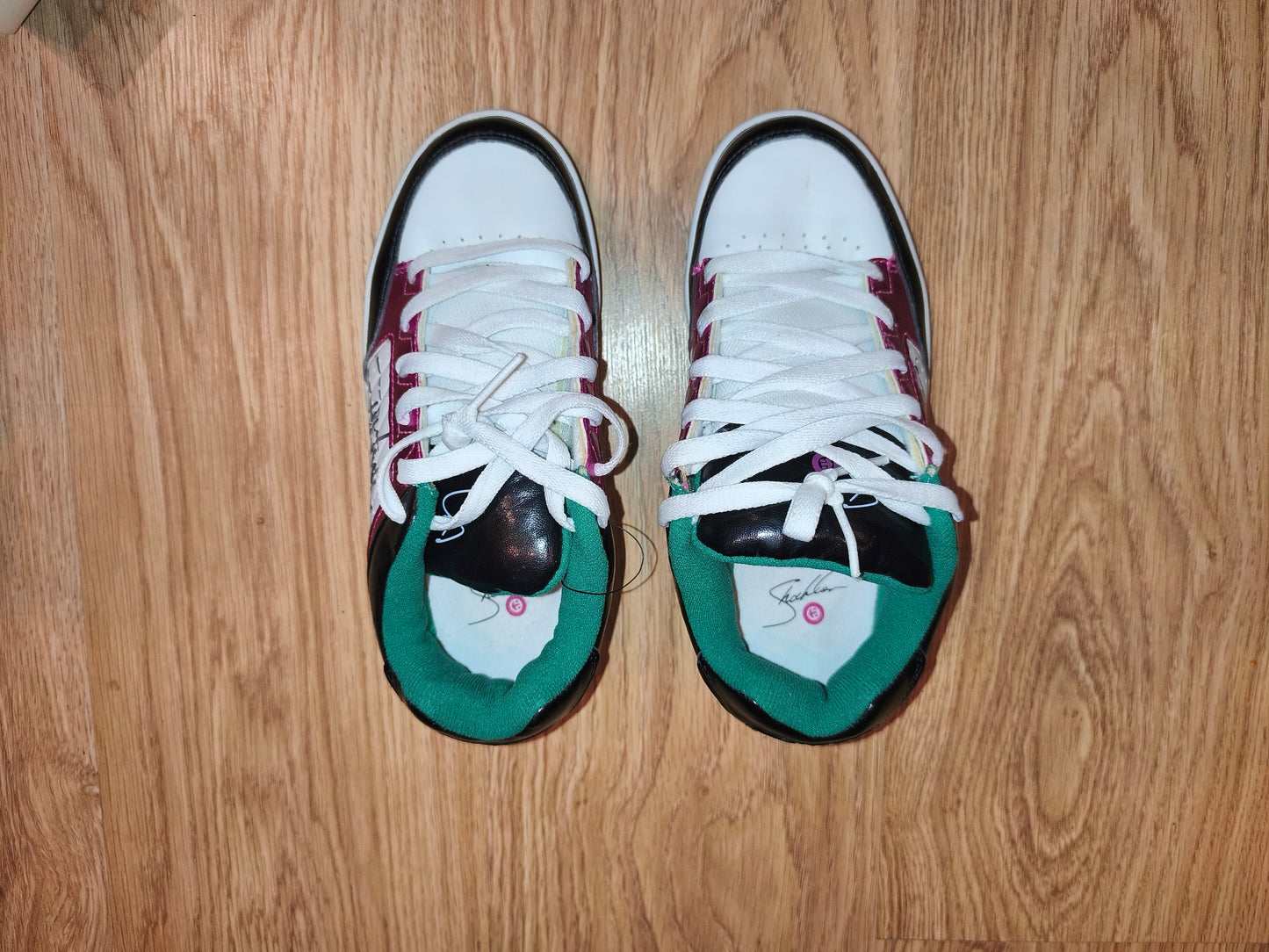 Vintage Etnies Sheckler Pro Model Skate Shoes – White/Pink/Black – US Girls 6 / EUR 38.5