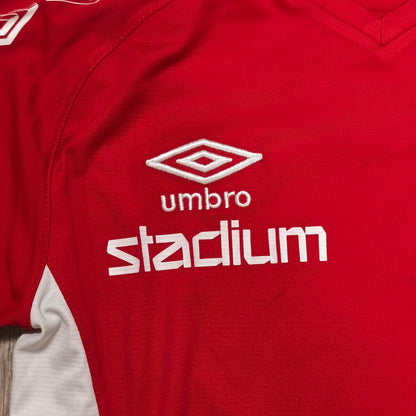 Umbro EPS Espoo Football Shirt Soccer Jersey Red Long Sleeve Size XS #6