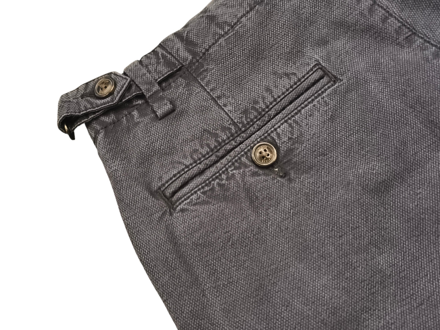 Tommy Hilfiger Bleecker Chinos Men’s 30x34 Slim Fit THFlex Stretch Gray Texture