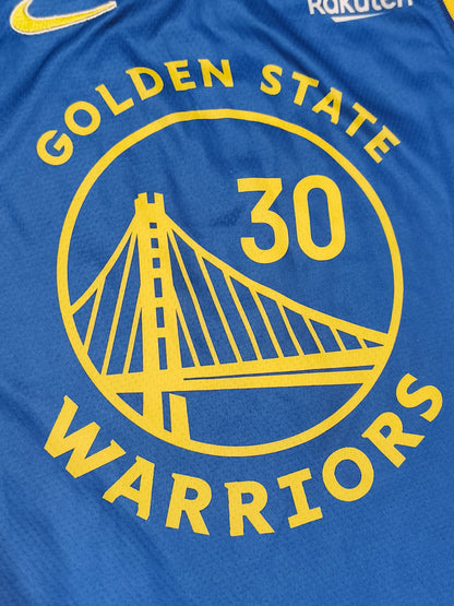 Nike Golden State Warriors Stephen Curry #30 Jersey Blue Size M Jordan Dri-Fit