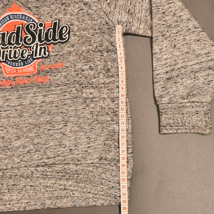 Dirkje Boys Grey Marl Graphic Knit Sweatshirt Jumper | Size 98 / 3Y