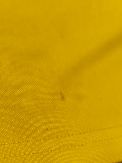 Nike Dri-FIT Mens Yellow EIL Crest Soccer Jersey Short Sleeve T-Shirt Size S #63