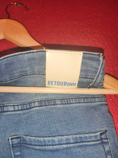 Retour Denim Co. Kids Light/Medium Wash Jean Shorts | Size 15
