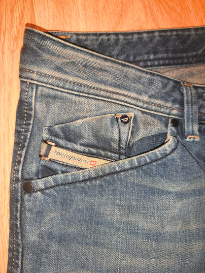 DIESEL Blue Eyecons 2012/2 Edition Jeans Men's Size 32 Made In Italy Cotton Blue
