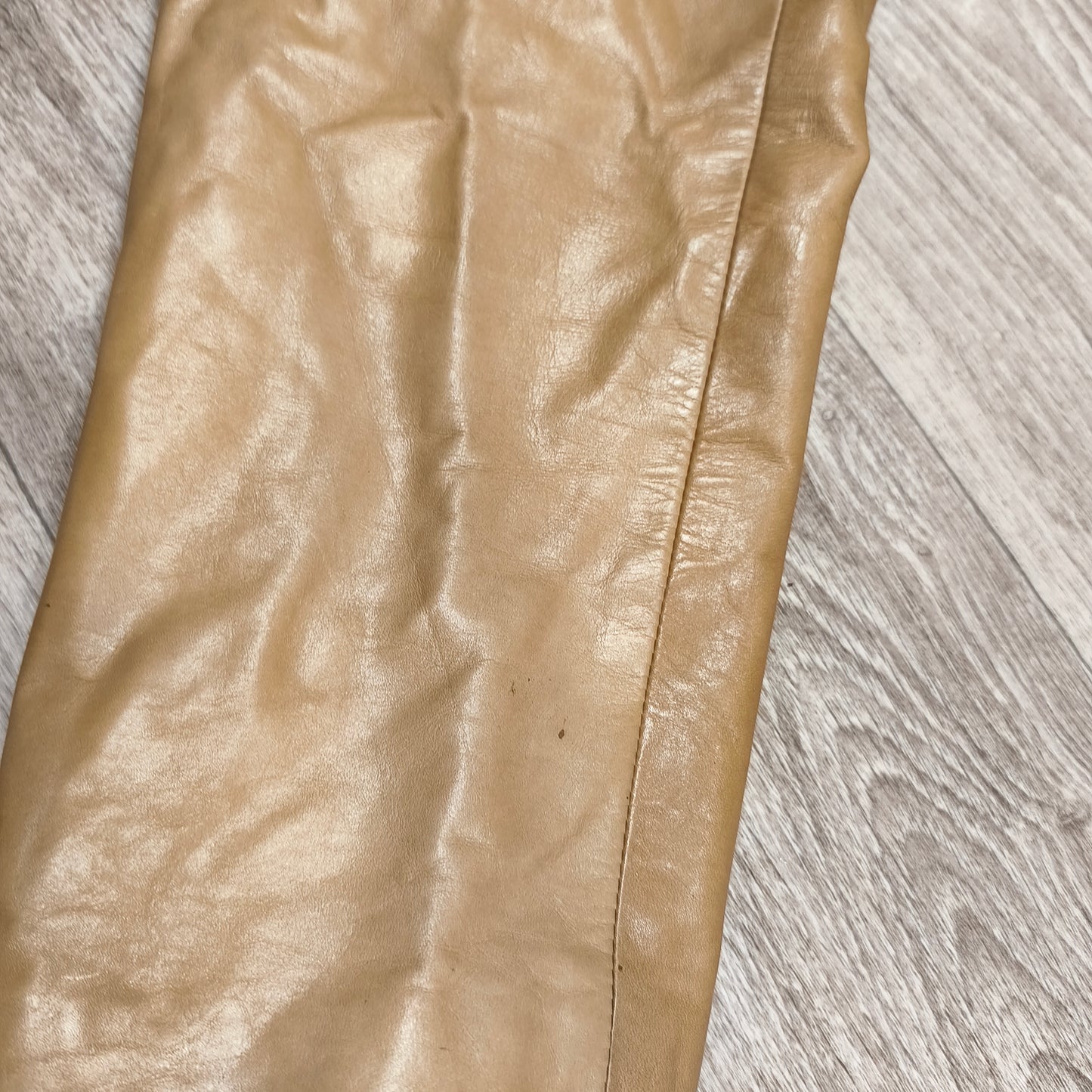 Tiger of Sweden Mens Tan Beige Soft Leather Blazer Jacket Two Button Coat