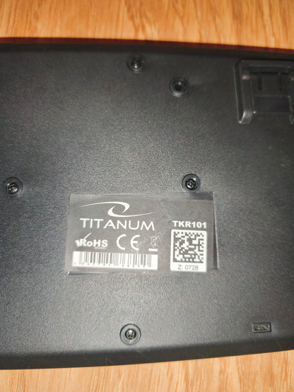Titanum TKR101 Wired USB Full-Size Keyboard – Black (ENG/RU Layout)